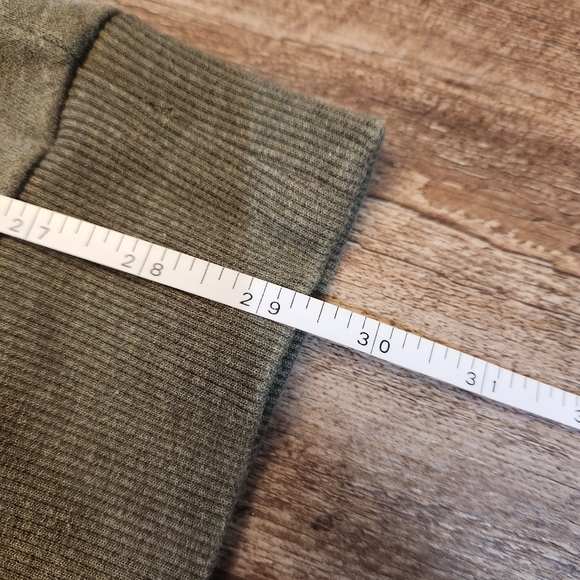 Long Green Gymshark Mock Neck Sweatshirt - Picture 9 of 9